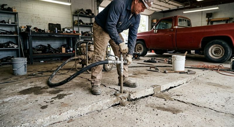 Concrete Floor Lifting in West Des Moines, IA
