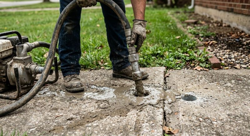 Concrete Mudjacking in Columbus, OH
