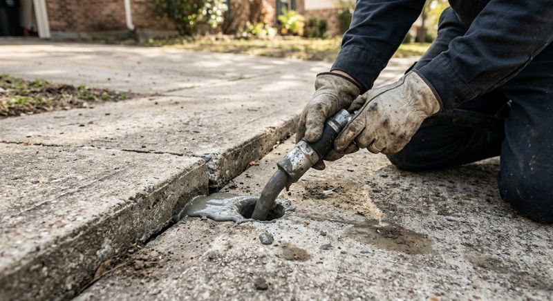 Sunken Driveway Lifting in Columbus, OH