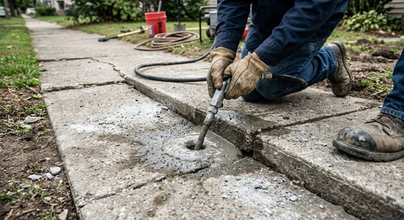 Sunken Sidewalk Repair in Columbus, OH