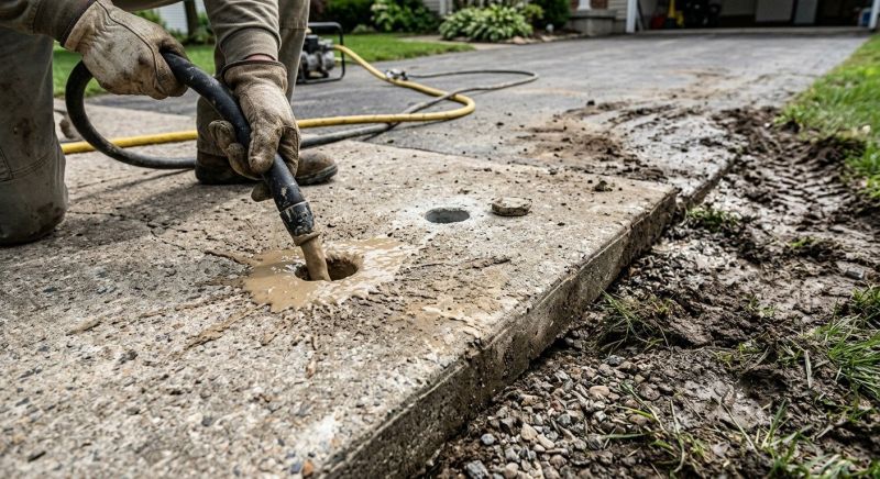 Concrete Mudjacking in Des Moines, IA