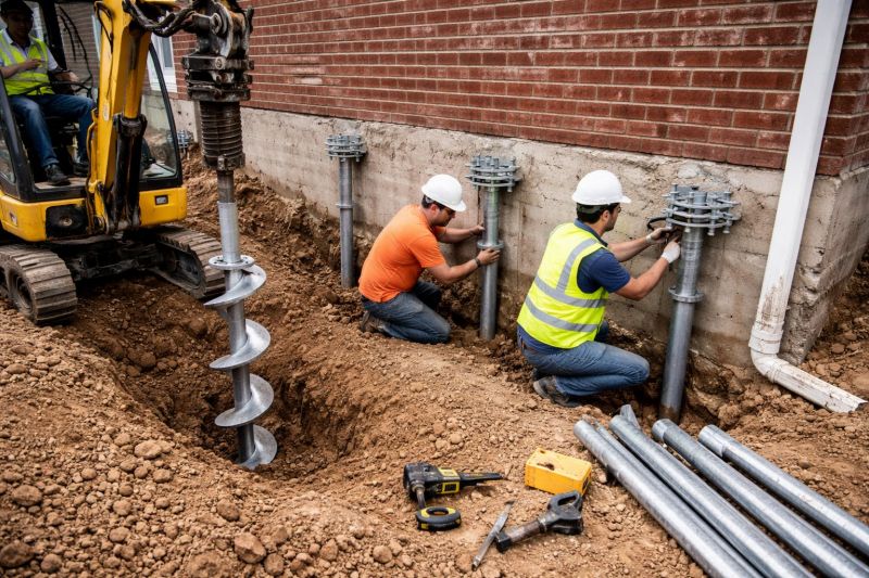 Helical Piers Installation in Sarasota, FL